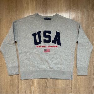 Polo Ralph Lauren USA flag sweatshirt